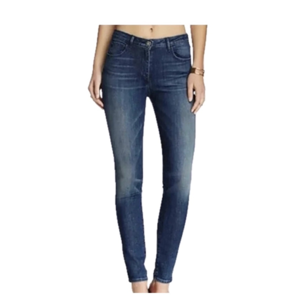 3x1 nyc medium wash denim made here skinny jeans size 29